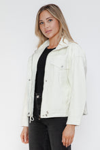 Load image into Gallery viewer, How Dare U Drawstring Hem PU Leather Zip Up Jacket
