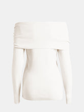 Load image into Gallery viewer, Off-Shoulder Long Sleeve Sweater
