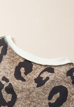 Load image into Gallery viewer, Leopard V-Neck Long Sleeve Blouse
