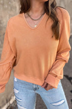 Load image into Gallery viewer, V Neck Long Sleeve T-Shirt
