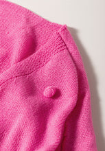 Load image into Gallery viewer, Pompom Color Block Open Front Cardigan
