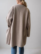 Load image into Gallery viewer, Open Front Long Sleeve Cardigan with Pockets
