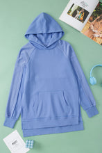 Load image into Gallery viewer, Exposed Seam Kangaroo Pocket Long Sleeve Hoodie
