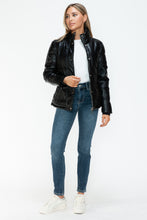Load image into Gallery viewer, YMI Pocketed Zip Up Turtleneck Puffer Jacket
