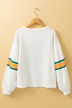 Load image into Gallery viewer, Number 76 Round Neck Long Sleeve Top

