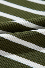 Load image into Gallery viewer, Striped Contrast Long Sleeve Knit Top
