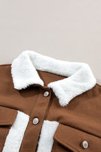 Load image into Gallery viewer, Corduroy Contrast Patchwork Fuzzy Jacket
