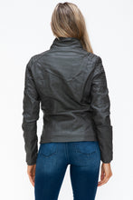 Load image into Gallery viewer, YMI Removable Faux Layered Multi-Pocket Jacket with Fuzzy Hood
