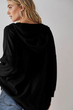 Load image into Gallery viewer, Exposed Seam Drawstring Long Sleeve Hoodie
