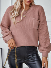Load image into Gallery viewer, Round Neck Drop Shoulder Sweater
