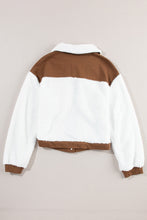 Load image into Gallery viewer, Corduroy Contrast Patchwork Fuzzy Jacket
