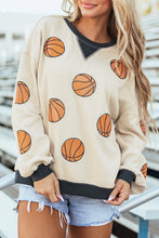 Load image into Gallery viewer, Sequin Basketball Long Sleeve Sweatshirt

