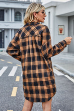 Load image into Gallery viewer, Lovelet Plaid Button Up Collared Neck Shirt
