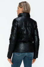 Load image into Gallery viewer, YMI Pocketed Zip Up Turtleneck Puffer Jacket
