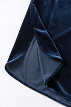 Load image into Gallery viewer, Frill Half Button Mock Neck Long Sleeve Blouse
