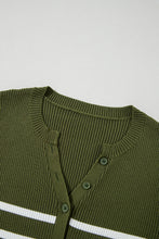 Load image into Gallery viewer, Striped Contrast Long Sleeve Knit Top
