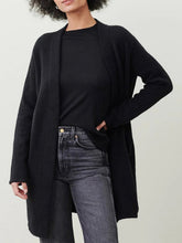 Load image into Gallery viewer, Open Front Long Sleeve Cardigan with Pockets
