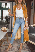 Load image into Gallery viewer, Open Front Long Sleeve Coat
