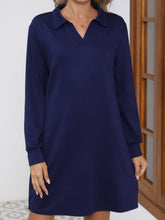 Load image into Gallery viewer, Johnny Collar Long Sleeve Dress
