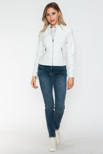 Load image into Gallery viewer, Snobbish PU Leather Zip Up Jacket with Pockets
