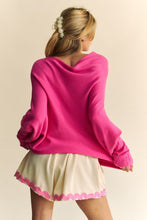 Load image into Gallery viewer, Davi &amp; Dani Solid Color Batwing Sleeve Sweater
