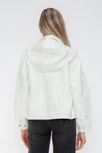 Load image into Gallery viewer, How Dare U Drawstring Hem PU Leather Zip Up Jacket

