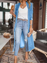 Load image into Gallery viewer, Open Front Long Sleeve Coat
