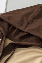 Load image into Gallery viewer, Leopard Drawstring Chest Pocket Hoodie

