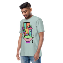 Load image into Gallery viewer, Men’s premium heavyweight abstract tee
