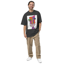 Load image into Gallery viewer, Oversized Abstract faded t-shirt
