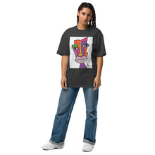 Load image into Gallery viewer, Oversized Abstract faded t-shirt
