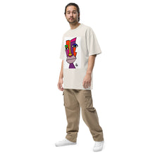 Load image into Gallery viewer, Oversized Abstract faded t-shirt
