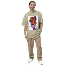 Load image into Gallery viewer, Oversized Abstract faded t-shirt
