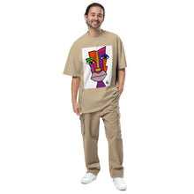 Load image into Gallery viewer, Oversized Abstract faded t-shirt
