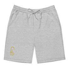 Load image into Gallery viewer, FB Embroidered Men's fleece shorts - Frantz Benjamin

