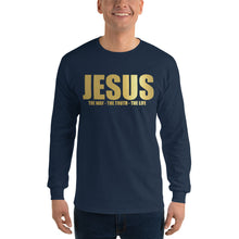 Load image into Gallery viewer, This Jesus Men’s Long Sleeve Shirt - Frantz Benjamin
