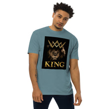 Load image into Gallery viewer, King Men’s premium heavyweight tee - Frantz Benjamin
