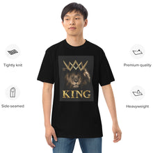 Load image into Gallery viewer, King Men’s premium heavyweight tee - Frantz Benjamin
