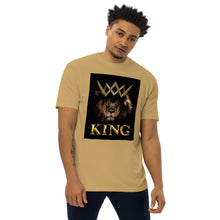 Load image into Gallery viewer, King Men’s premium heavyweight tee - Frantz Benjamin
