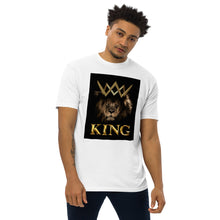 Load image into Gallery viewer, King Men’s premium heavyweight tee - Frantz Benjamin
