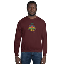Load image into Gallery viewer, Haitian Flag Unisex Sweatshirt - Frantz Benjamin
