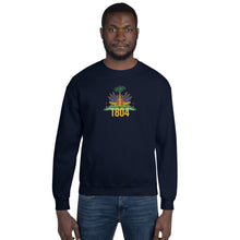 Load image into Gallery viewer, Haitian Flag Unisex Sweatshirt - Frantz Benjamin
