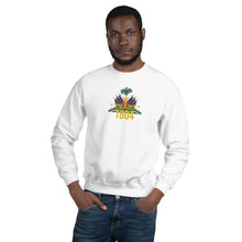Load image into Gallery viewer, Haitian Flag Unisex Sweatshirt - Frantz Benjamin
