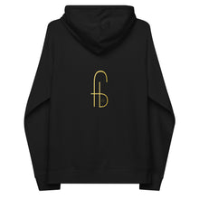Load image into Gallery viewer, Haitian Embroidered Flag Unisex eco raglan hoodie - Frantz Benjamin
