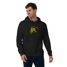Load image into Gallery viewer, Lion Head FB Embroidered Unisex eco raglan hoodie - Frantz Benjamin
