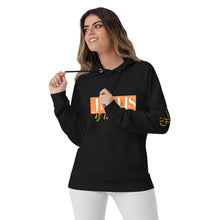 Load image into Gallery viewer, Jesus Saves Unisex eco raglan hoodie - Frantz Benjamin
