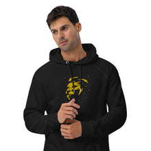 Load image into Gallery viewer, Lion Head FB Embroidered Unisex eco raglan hoodie - Frantz Benjamin

