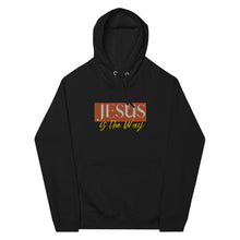Load image into Gallery viewer, Jesus Saves Embrodery Unisex eco raglan hoodie - Frantz Benjamin
