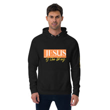 Load image into Gallery viewer, Jesus Saves Unisex eco raglan hoodie - Frantz Benjamin
