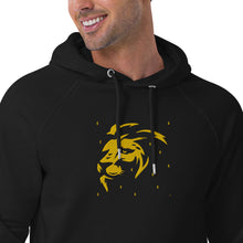 Load image into Gallery viewer, Lion Head FB Embroidered Unisex eco raglan hoodie - Frantz Benjamin
